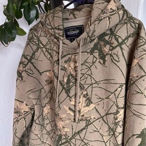 Hoodie Workwear XL Camo Pullover Mint